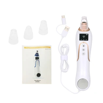 

Electric Blackhead Remover Face Nose Deep Cleaning Pore Acne Pimple Removal Tool Vacuum Suction Pimple Extractor Sucker Tool