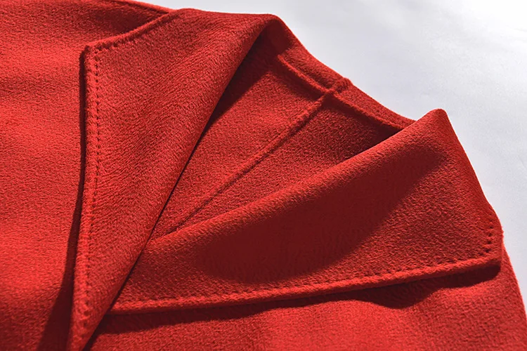 Max Lilia Женское пальто красное женское длинное шерстяное пальто подиумное Женское пальто зимнее пальто с большим поясом роскошное za sobretudo