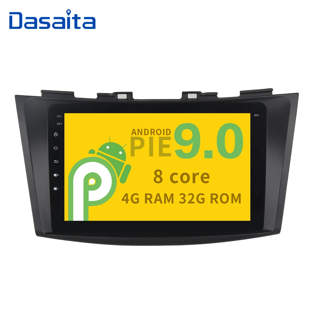 " ips Дисплей для Suzuki Swift ertiga 2011 2012 2013 с Android 9,0 Octa Core 4G Оперативная память 32G Встроенная память Автомобильный мультимедийный проигрыватель