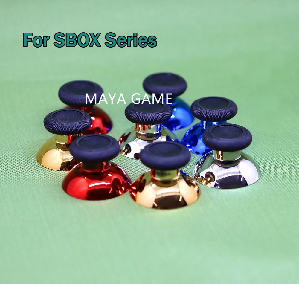 

Chrome 3d analog thumb stick caps controller mushroom rocker joystick caps thumb stick cap for xbox one For Xbox Series S X