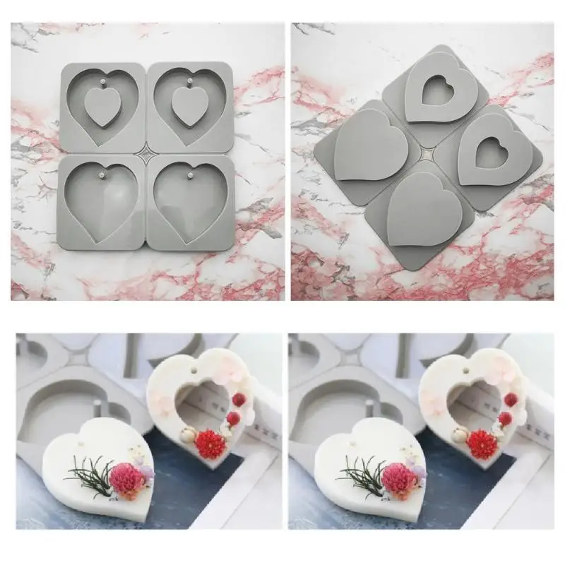 DIY воск для ароматерапии силиконовые формы мыло цветок Свеча Плесень глина ремесла