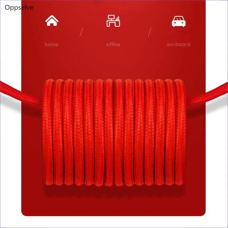 Oppselve type-C кабель для samsung 2.4A планшет Android Быстрая зарядка зарядное устройство для мобильного телефона type-C кабель провод USB C шнур 1 м 2 м 3 м