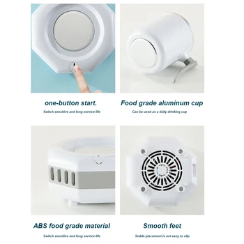 

Portable Electric Plate Instant Cooling Cup Summer Accessories Office Home Desk Drink Beverage Mug Beer Travel For Water Milk