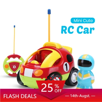 

Holy Stone RC Car with Music Lights Cartoon Race Electric Radio Remote Control Car Toys for Baby Boy Toddlers Kids & Children