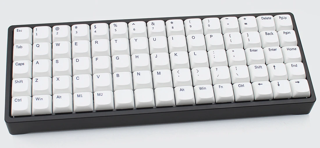 Механическая клавиатура с ЧПУ RGB75 Ortholinear Al Shell горячая замена RGB подсветка
