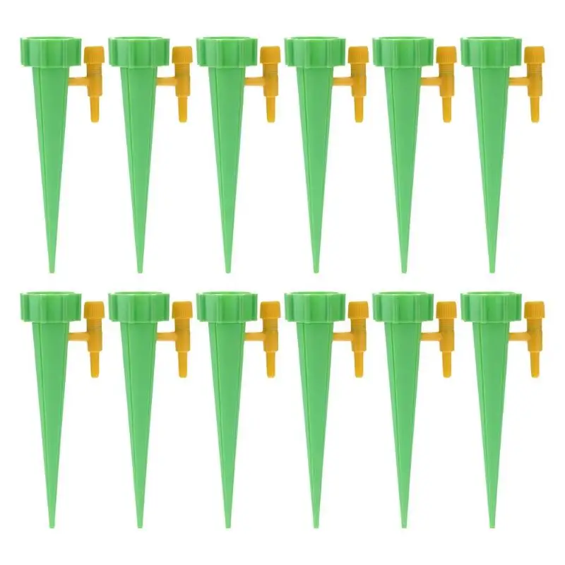 Автоматический капельный полив система автоматического полива шип для растений - Цвет: 12PCS Green