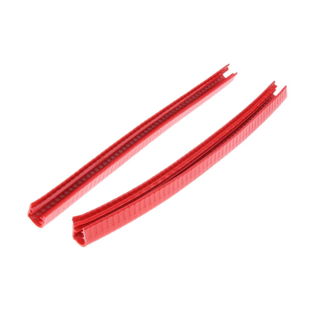 3 Pairs Rubber Skateboard Deck Nose Protection Strip Longboard Tail Guard 32x2cm