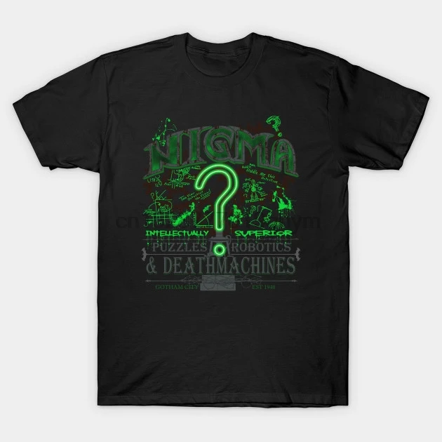 Мужская футболка Nigma Deathtraps Riddler с принтом Футболки | одежда