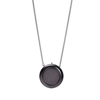 

Wearable Air Purifier USB Portable Personal Necklace Negative Ion Air Purifier Air Freshener Black