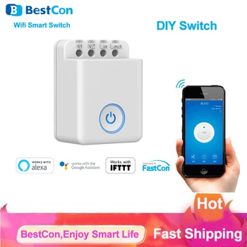 

Broadlink BestCon MCB1 Wifi Smart Switch Smart Home Remote Control Wifi Box DIY Timer Switch Via Broadlink APP Work with Alexa