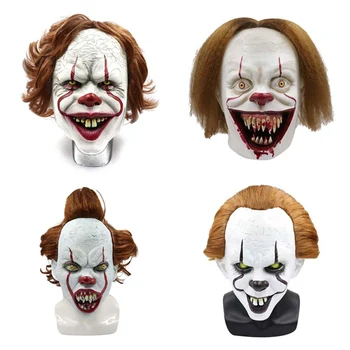 

Halloween Stephen King's It Mask Pennywise Horror Clown Joker Mask Clown Mask Halloween Cosplay Costume Props