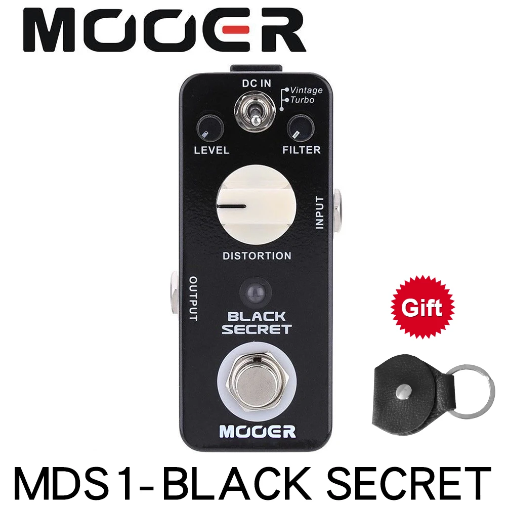 Mooer MDS1 Black Secret Micro Mini Distortion педаль эффектов для электрогитары True Bypass|Детали и