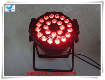 

6Pcs/lot High Quality 24x18W LED Par Can RGBWA+UV 6in1 LED Par for Stage Effect Show Wedding Shop Part Culb Light
