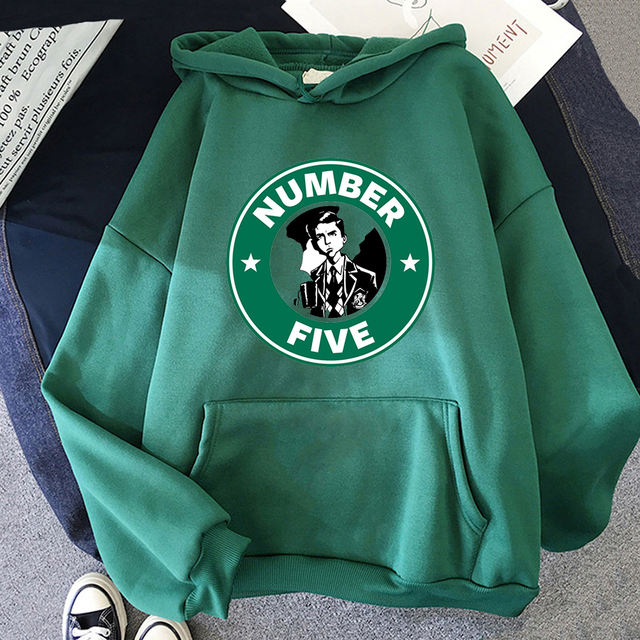 NUMBER FIVE THE UMBRELLA ACADEMY THEMED HOODIE (5 VARIAN)
