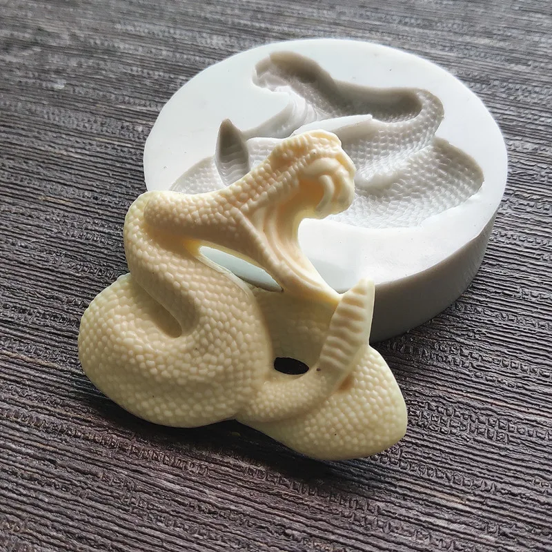 DIY Кобра в форме змеи силиконовые формы змея инструменты для украшения тортов из