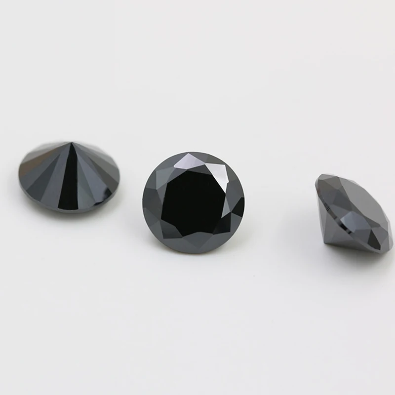 1.0~10.0mm AAAAA Various Color Loose Cubic Zirconia Stone Round Brilliant Cut CZ Stone Synthetic Gems For Jewelry Free Shipping