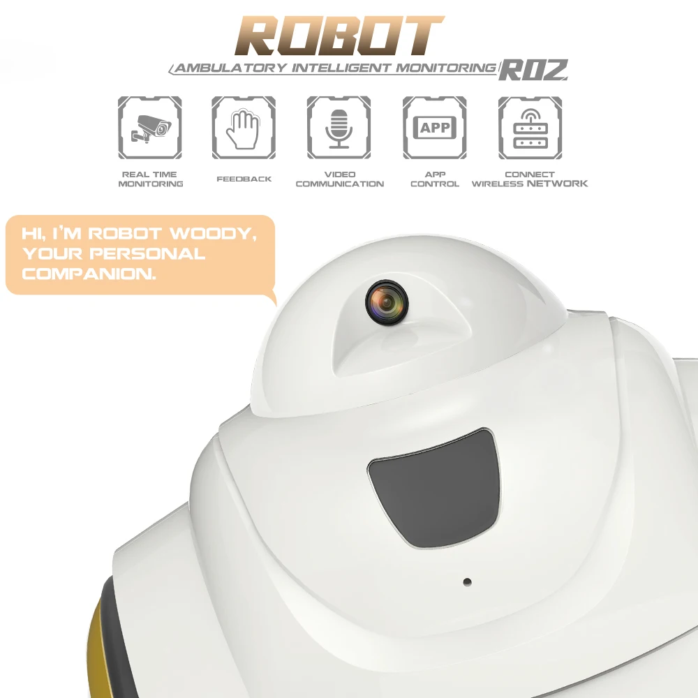 

Intelligent Monitoring RC Robot R02 Robot Pet With 720P Camera WiFi Home Security Smart Interactive Robot for Kids