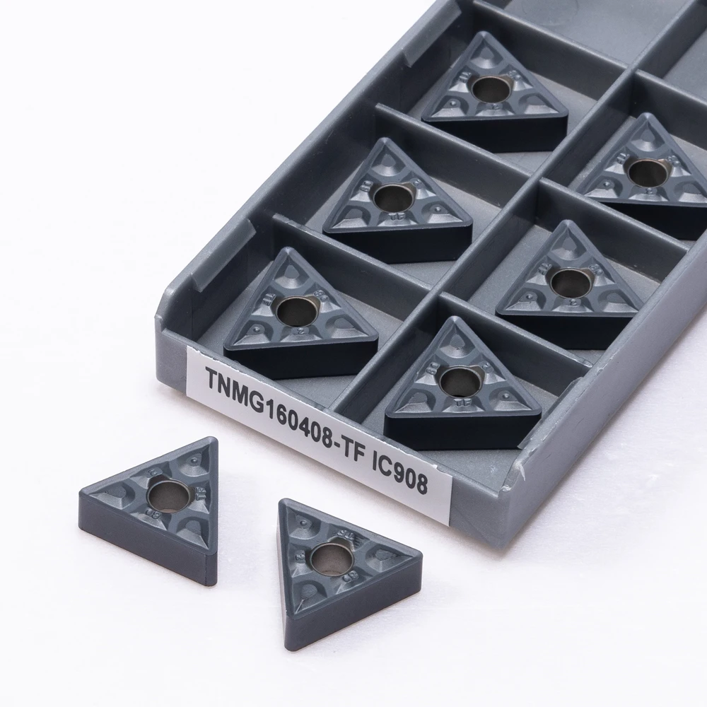 Оригинальные 10 шт. фонарей TNMG160404 TNMG160408 IC907 IC908 токарный Карбид фонарик для стали