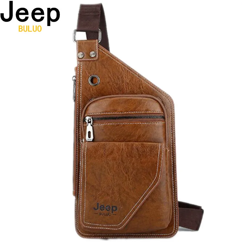 Мужская модная повседневная сумка jeep buluo заплечная цвета хаки брендовая