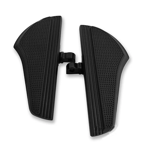 Подножки для мотоцикла подножки мото запчасти для Harley Touring FLH Road King DynaGeneral назначение Fat boy Portster XL 883 1200 - Цвет: Черный