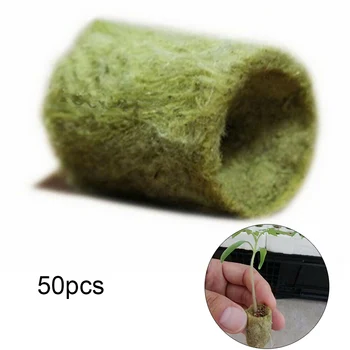

Garden Plant Soilless Culture Substrate Rock Wool Plug Professional Single Hole Growing Rock Wool for Hydroponic Propagation