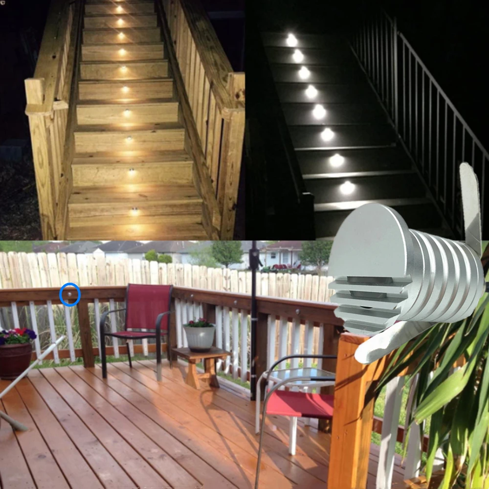 Outdoor 1W LED Stairs Light 12V IP67 Waterproof Garden Underground Lighting Led Underground Light
