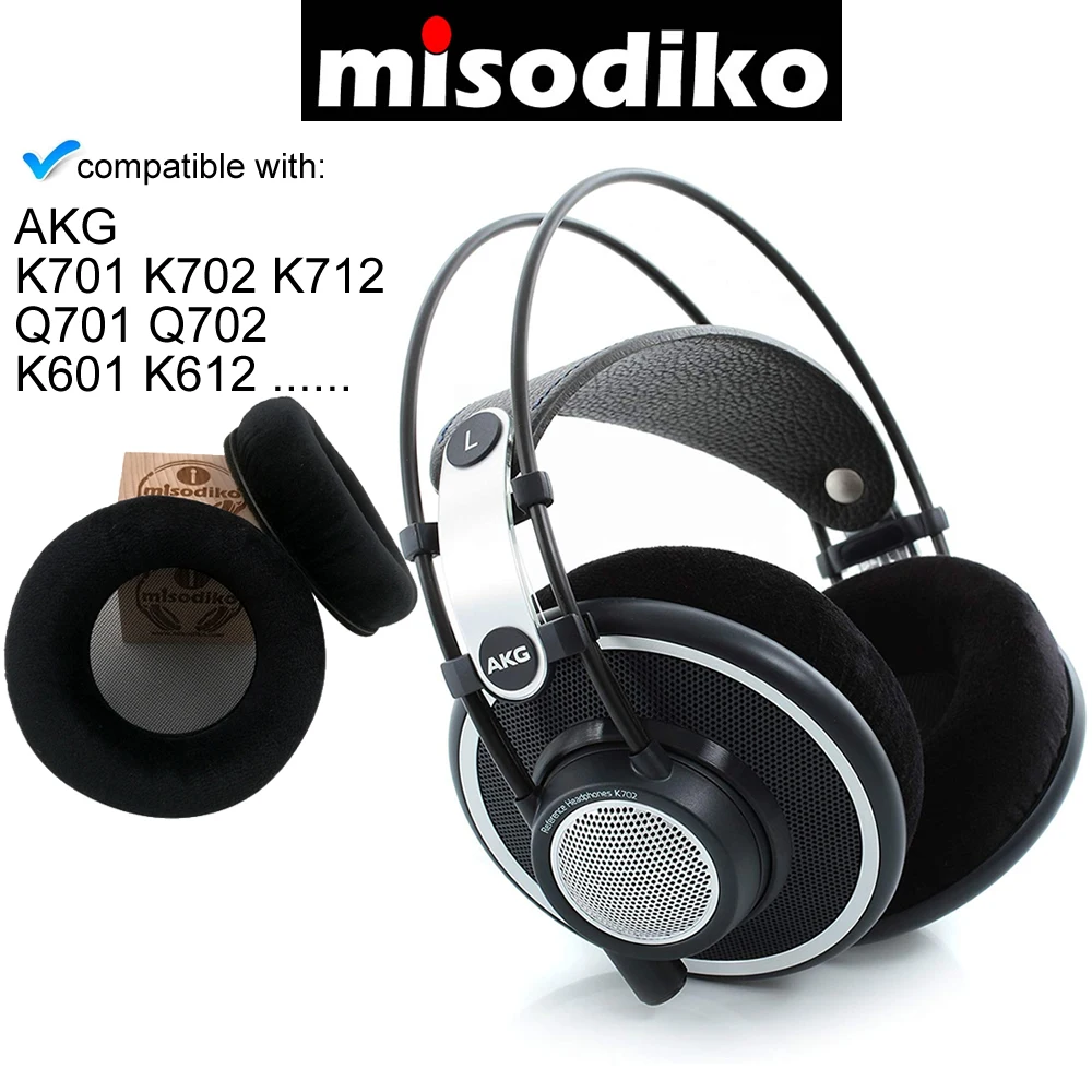 Сменные амбушюры misodiko для наушников AKG K701 K702 Q701 Q702 K601 K612 K712 Pro | Электроника