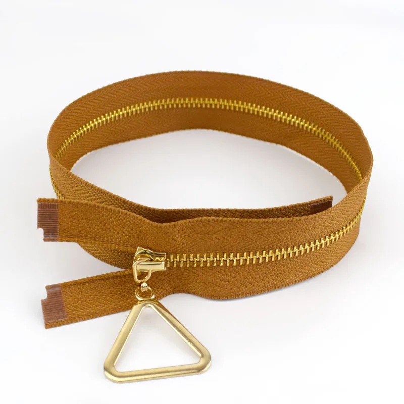 CAMEL Meetee 2 шт. 40 см 3# Металлические молнии открывающийся автоматический замок золотая молния DIY сумки кошелек Декор одежды молния Швейные аксессуары ZA043 - Цвет: CAMEL