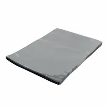 50 шт. 210 мм x 240 мм Серебряный тон плоский Открытый Топ антистатические мешок для электроники