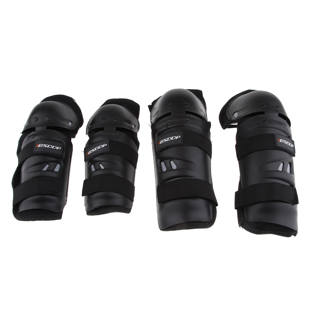 Black Waterproof Brace Support Strap Wrap Knee Shin Cover Pads for Motorcycle Outside Riding