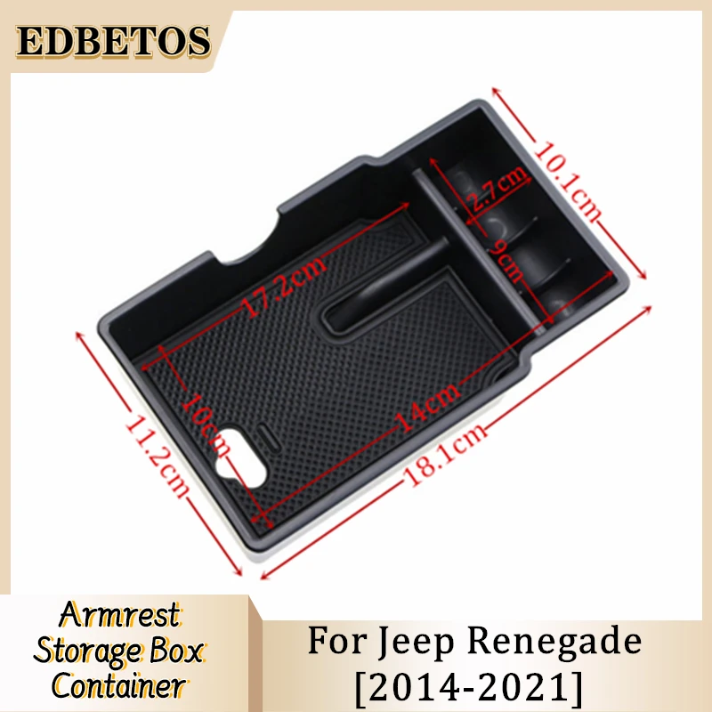 

Center Console Tray Compatible For Jeep Renegade 2014 2015 2016 2017 2018 2019 2020 2021 2022 2023 Center Console Organizer Tray