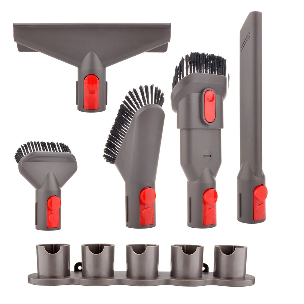 

ABRA-6-Pcs Attachment Kit Brush Tool For Dyson V7 V8 V10 For Dyson Vacuum Cleaner Mattress Tool Crevice Tool Nozzle Dyson Parts