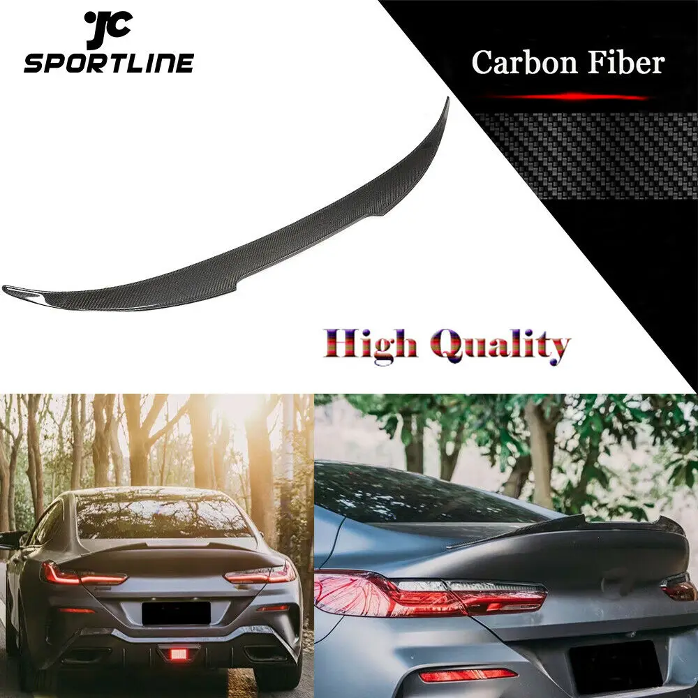 

Car Accessories Rear Trunk Spoiler Wing For BMW 8Series G16 840i F93 M8 Sedan 2018-2020 Carbon Fiber Look