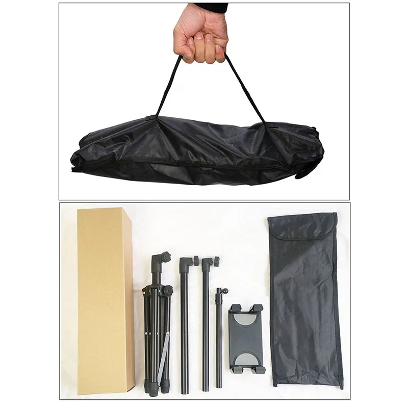  Vmonv Adjustable Tripod Floor Tablet Holder for Ipad Air Pro 5-12.9 Inch Tablet Phone Tripod Stand 