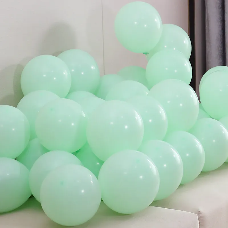 30PCS/Lot 5 Inch Latex Macaron Candy Color Balloons Party Wedding Creative Round 