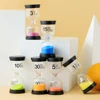 6pcs Hourglass 1&3&5&10&15&30 mins Sand Clock Timers Sandglass for Favor Props Cooking Home Decor Children Gift Random Color ► Photo 2/6