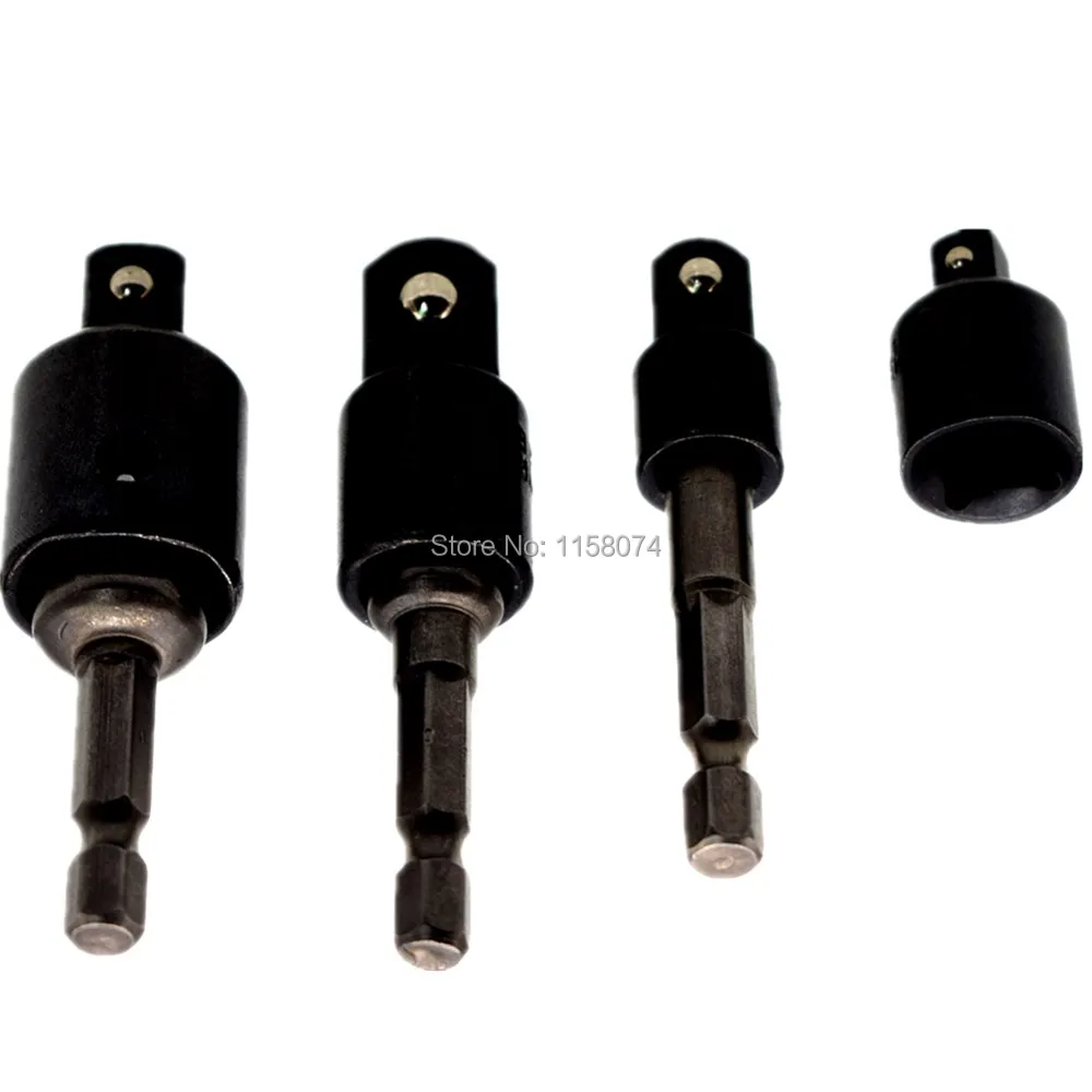 

7pcs Impact Socket Adaptor Set Convertor Reducer Converter Adaptors Drill Bit Socket Adaptor Extension Bar Impact 1/4" 3/8" 1/2"