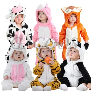 

Baby Rompers Boys Girls Clothes New Born Baby Costume Jumpsuits Infant Onesies Winter Stich Pajamas roupas de bebe recem nascido