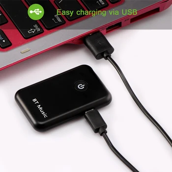 

3.5mm 2 In 1Wireless AUX Stereo Bluetooth Adapter Audio Transmitter Transmitter Combo Adapter Bluetooth Audio Receiver Car Home