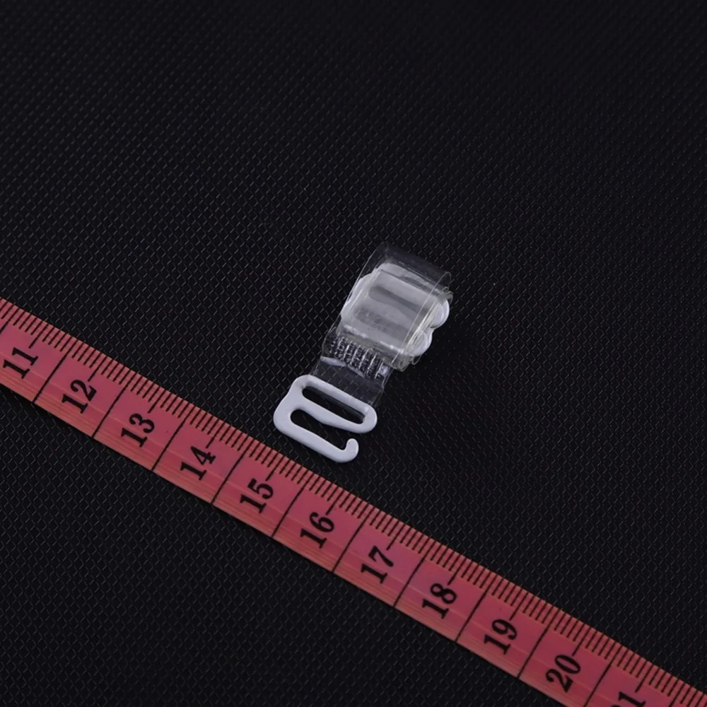 2 pcs Women's Adjustable Invisible Transparent Clear Bra Shoulder Strap TPU Bra Straps Invisible Detachable Metal Hook HOT