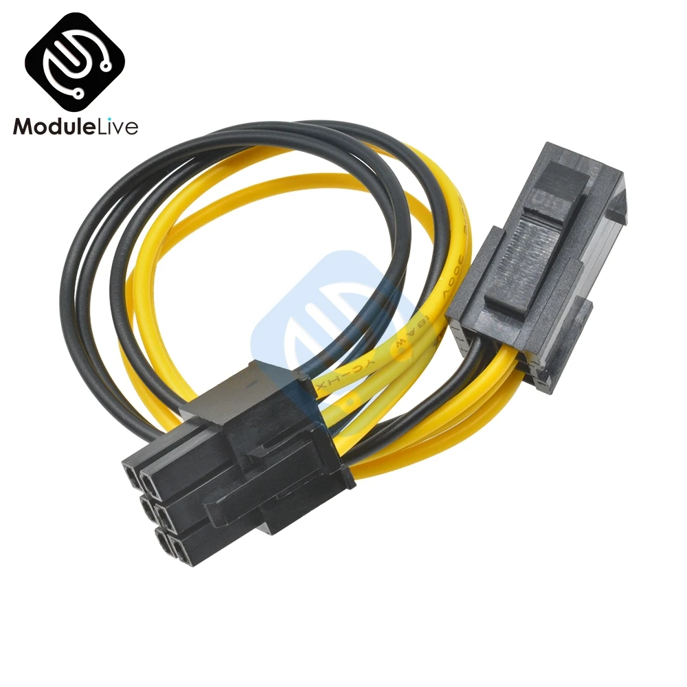 6-Pin PCI-E Male to PCI-E Express Female Power Extension Cable Adapter Cord 