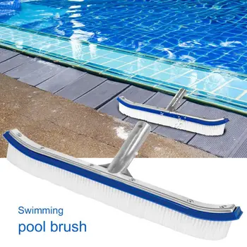 

18 Inch Swimming Pool Wall Cleaning Brush Swimming Pool Cleaning Tool Swimming Pool Fish Pond Aluminum Back Pool Brush B1