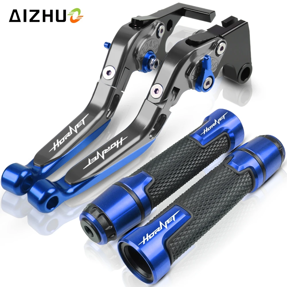 blue3 Для Honda CB599 CB600F Hornet CB 599 CB 600 F 2007-2013 2008 2009 2010 CNC алюминиевый тормозной рычаг сцепления рукоятки - Цвет: blue3