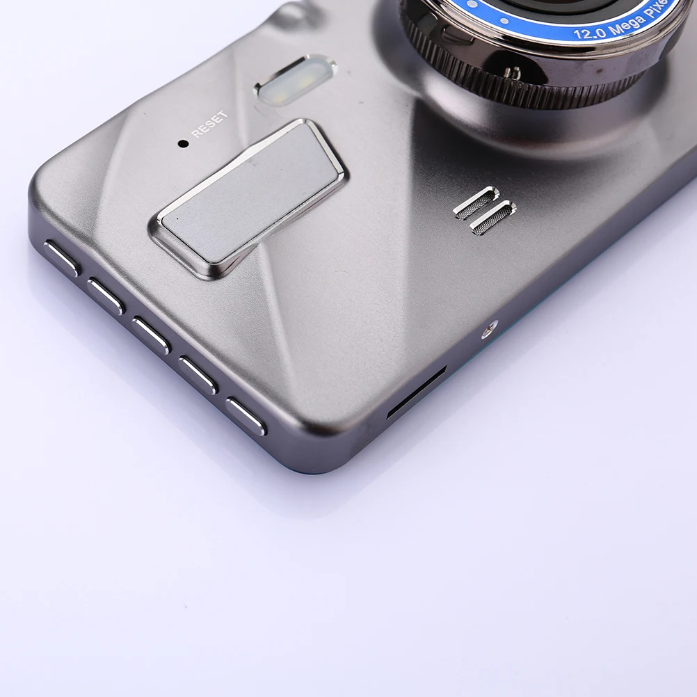 4 Inch Dual Lens Car Camera High Resolution 2.5D Double Lens Front And Back Double Recording Traffic Recorder For Car Vehicle
