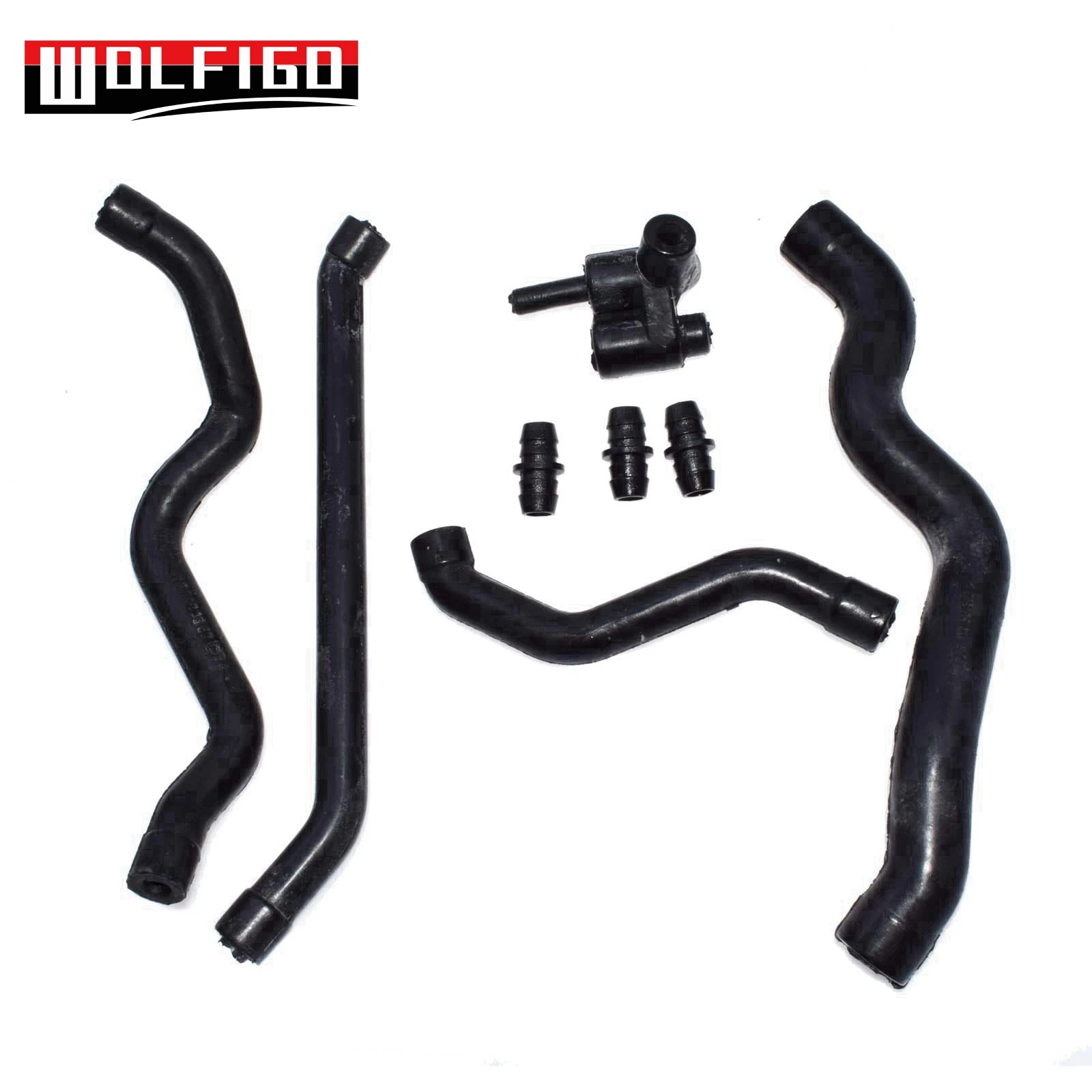 Crankcase Ventalation Air Intake Breather Hose Kit 8pcs For Mercedes 110382,110482,110282,110182 car air intake hose