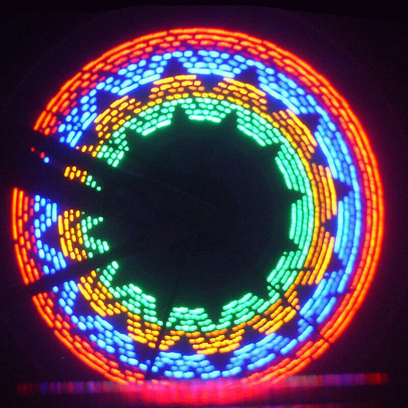 32LED велосипедные фонари спицы двухстороннее оборудование для верховой езды части безопасный и надежный фонарик для велосипедных спиц