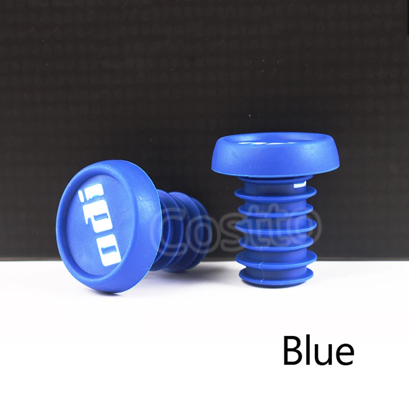 ODI, 2 шт., заглушки для горного велосипеда, противоскользящие, крепкие, крепкие, заглушки для велосипеда, MTB, легкий руль, шапки для горного велосипеда, аксессуары для горного велосипеда - Цвет: 1pair Blue