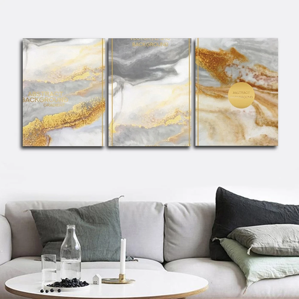 

Golden Vector Design Wall Pictures Poster Print Canvas Painting Calligraphy Decor for Living Room Bedroom Home Decor Frameless