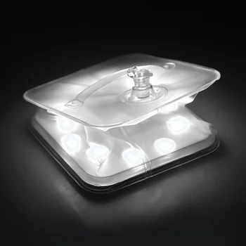 

Inflatable Solar Light 10 LEDs Emergency Lights Waterproof For Camping PVC Foldable