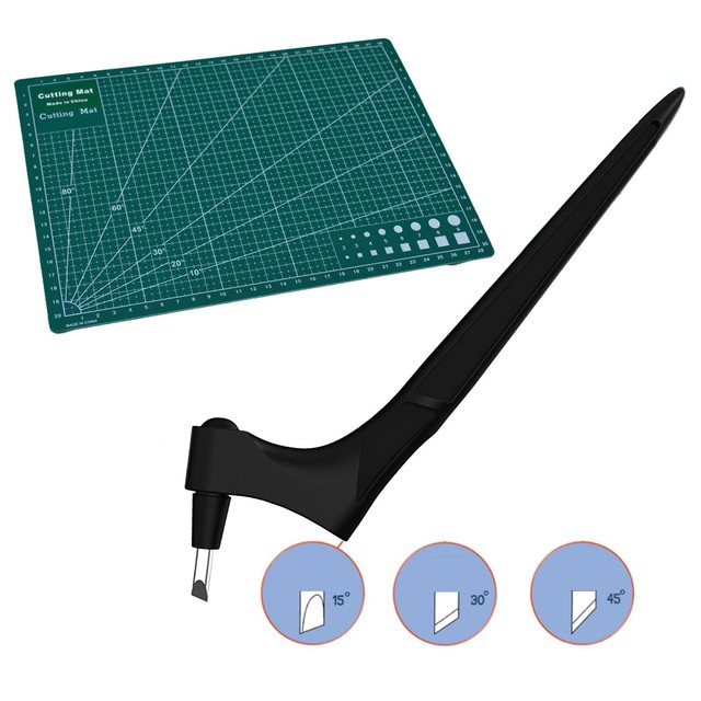 Craft Knives Set 360° Rotating Slice DIY Craft Cutting Tools Precision Carving Knife Accessories Paper Cutting Tool, Cutter